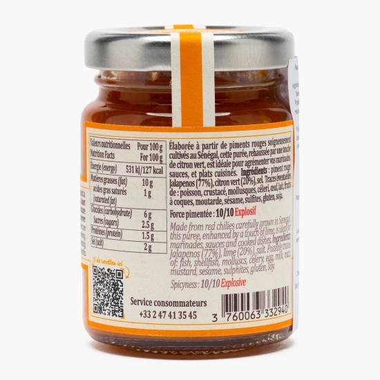 Măslinescu - Piure de chili roșu cu lime, 100g