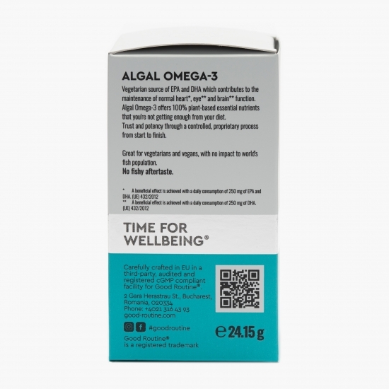 Algal Omega-3, 30 capsule