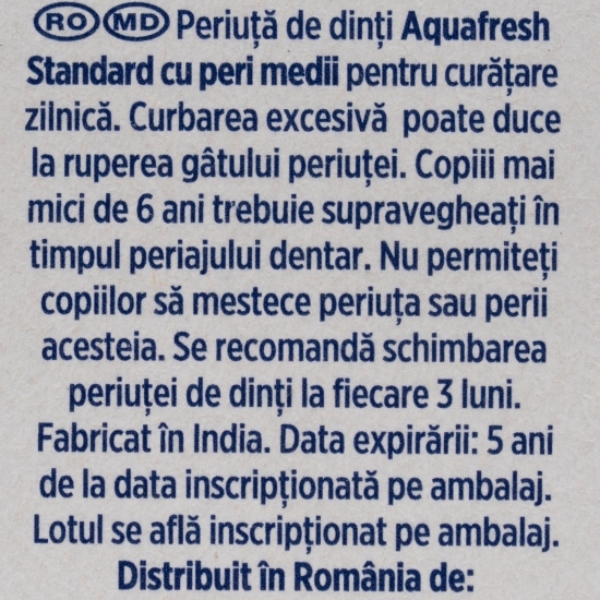 Periuță de dinți Standard Medium, diferite culori