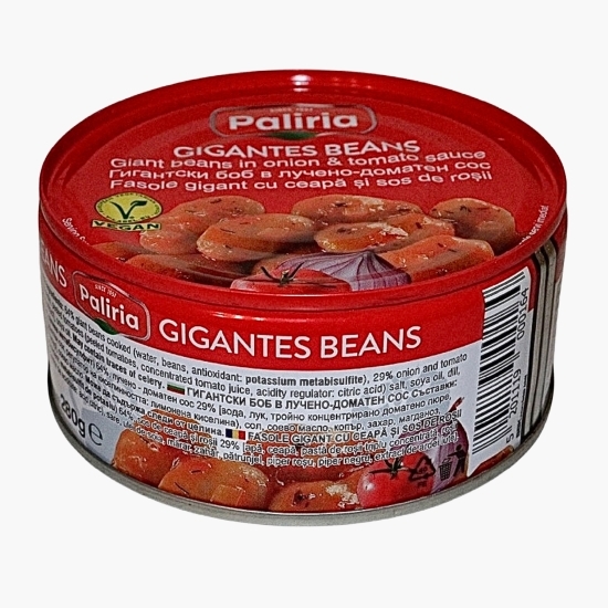 Fasole în sos de ceapă și roșii 280g