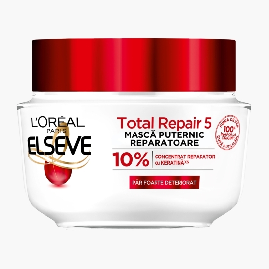 Mască puternic reparatoare pentru păr foarte deteriorat, Total Repair 5, 300ml