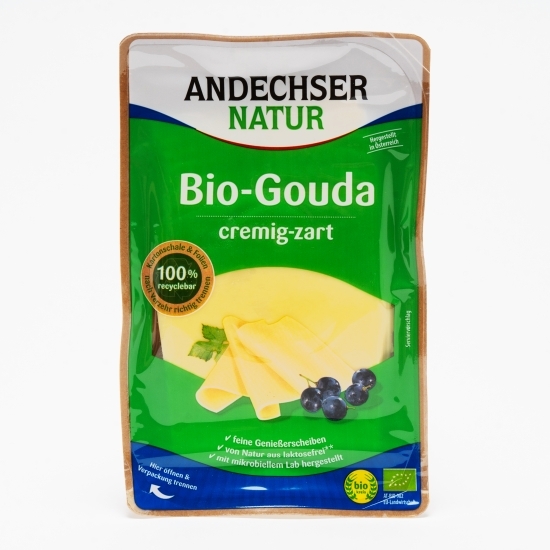 Brânză Gouda felii eco 48% grăsime 150g