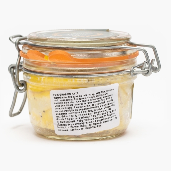 Foie gras de rață - borcan 125g