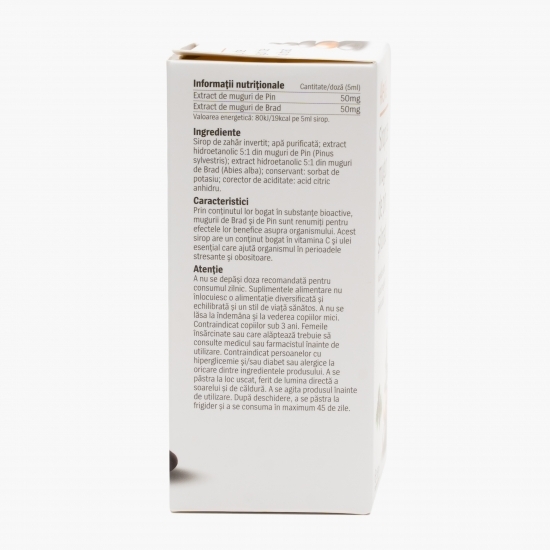 Sirop de muguri de pin și brad 150ml