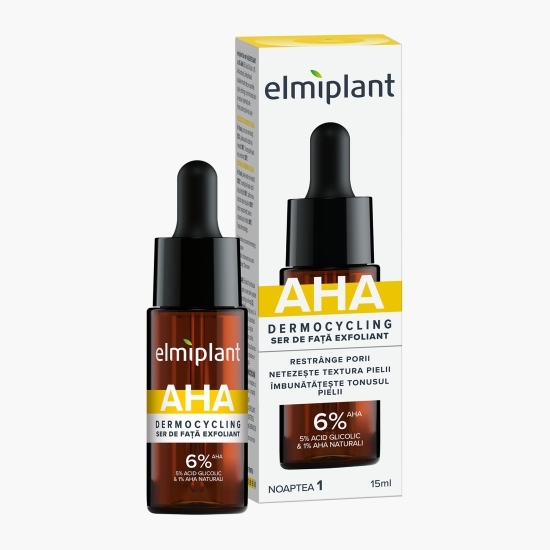 Ser exfoliant pentru față cu 6% AHA, 15ml