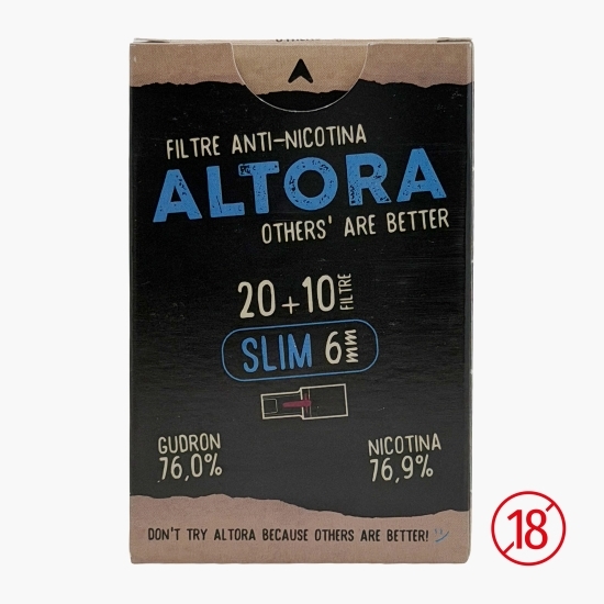 Filtre anti-nicotină slim 6mm, 30 buc.
