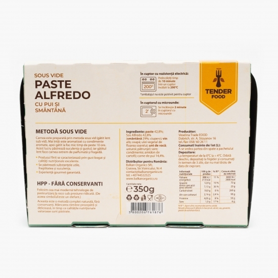 Paste Alfredo cu pui și smântână 350g