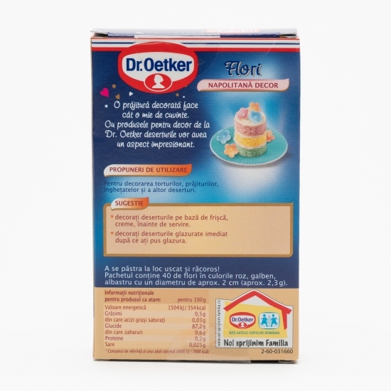 Flori din napolitană pentru decor 2.3g