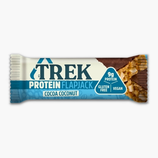 Baton cu ovăz, cocos și cacao, cu proteine, fără gluten 50g