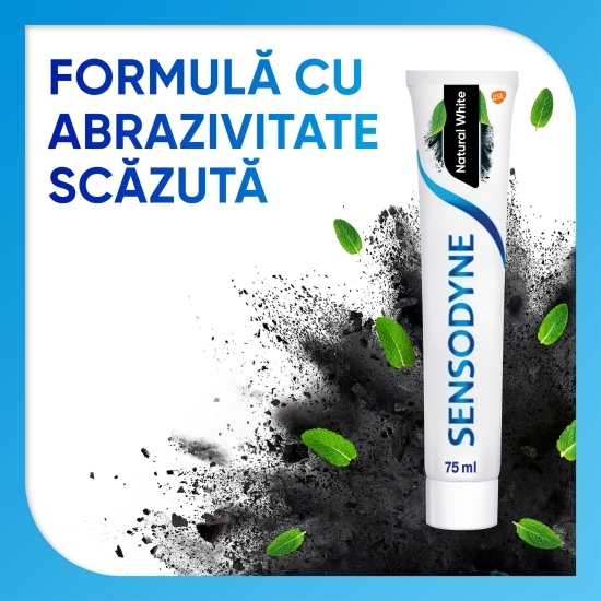 Pastă de dinți cu fluor Natural White 75ml