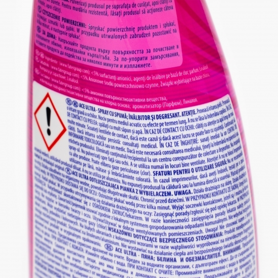 Înălbitor și degresant spray cu spumă  pentru baie 700ml