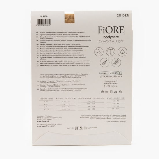 Ciorap modelator Comfort 20den Light Natural 3