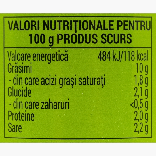 Măsline negre întregi 300g