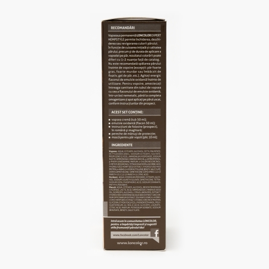 Vopsea permanentă pentru păr Expert Hempstyle 5.3 Castaniu auriu 100ml