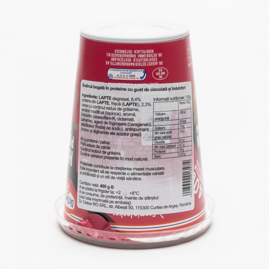 Budincă proteică cu ciocolată 400g