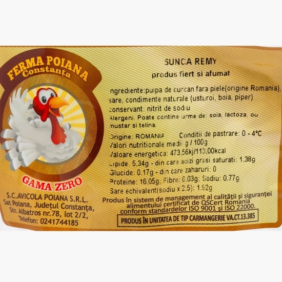Șuncă Remy 250g