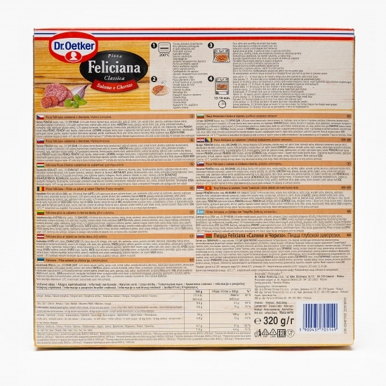 Pizza Feliciana salam & chorizo 320g