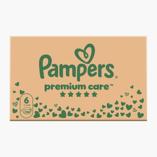 Scutece Premium Care XXL Box, mărimea 6, 13-18kg, 128 buc