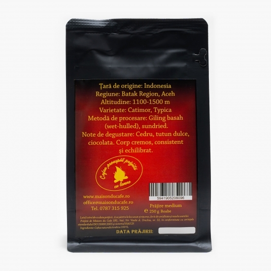 Cafea boabe origine Indonesia 250g