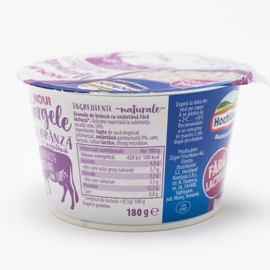 Mărgele de brânză cu smântână fără lactoză 180g