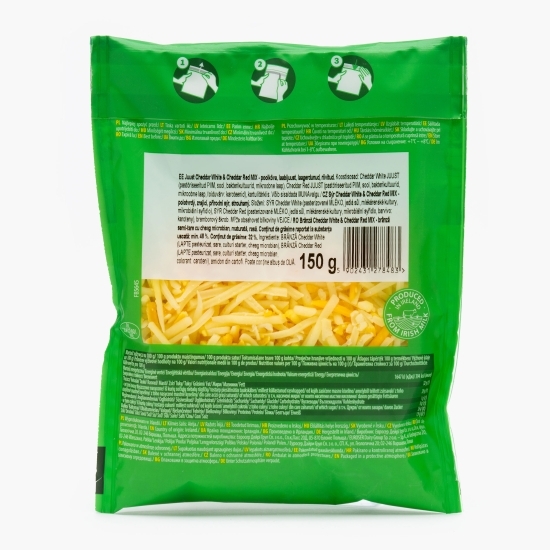 Brânză rasă Irish Cheddar Mix 150g