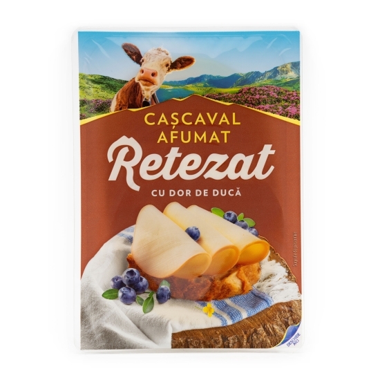 Cașcaval afumat, felii 150g