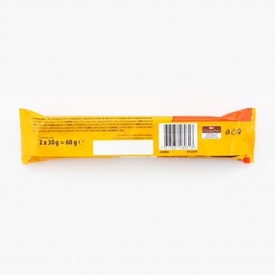 Baton de ciocolată cu arahide Duo 2x30g