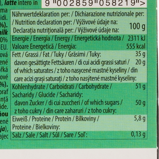 Ciocolată lapte cu cremă mentă Grazioso 100g