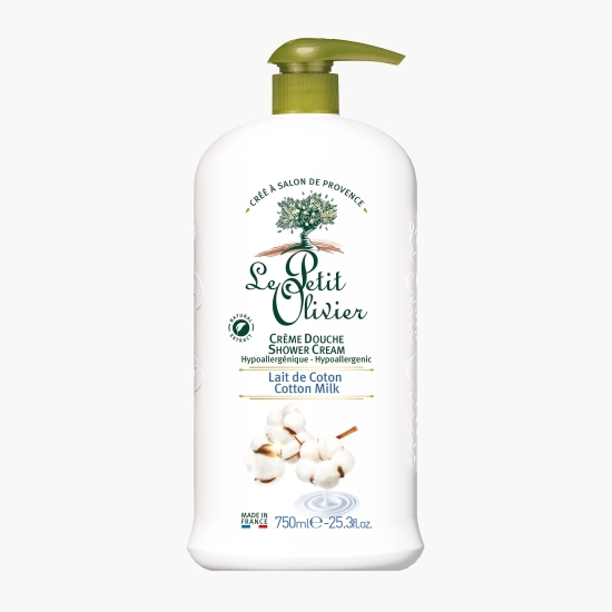 Gel de duș hipoalergenic cu bumbac 0.75l
