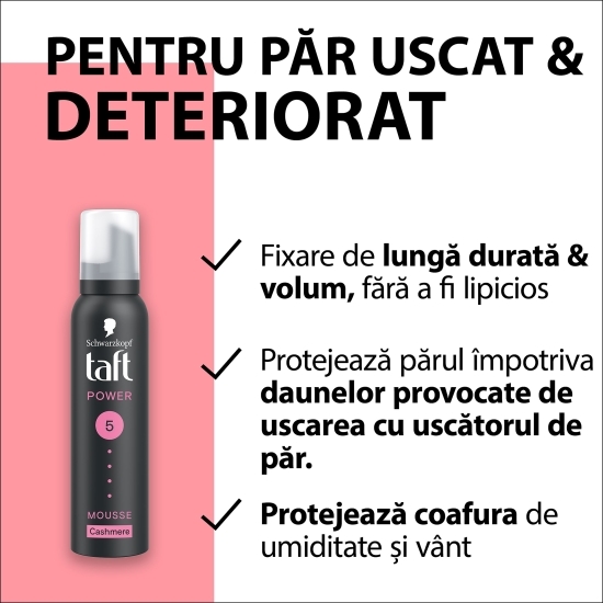 Spumă pentru părul uscat și deteriorat (5) 200ml
