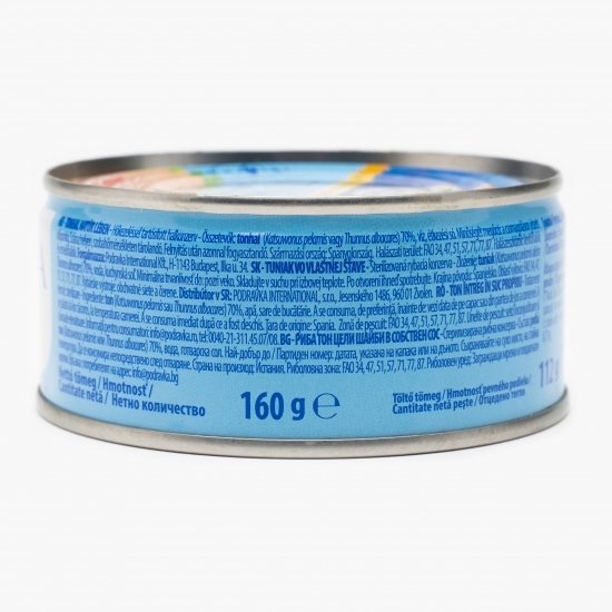Ton întreg în suc propriu 160g