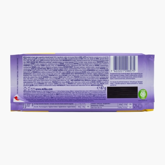 Ciocolată cu lapte alpin și biscuiți Tuc 87g