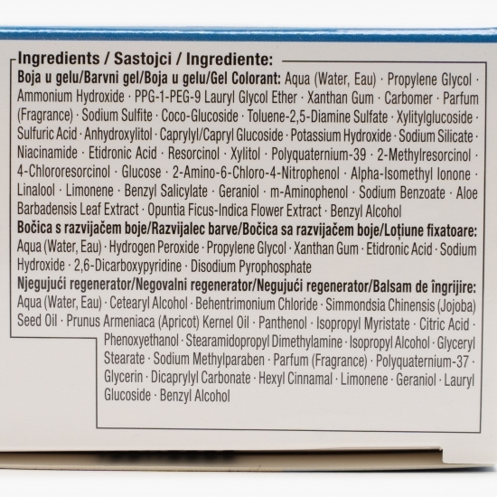 Vopsea de păr permanentă sub formă de gel 8.0 Sandy blond 142.5ml