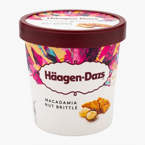 Înghețată de vanilie cu nuci macadamia 460ml