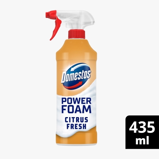 Spray spumă de curățare toaletă și baie Power Foam Lămâie 0.435l