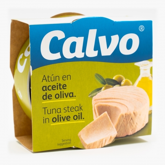Ton în ulei de măsline bucăți 160g