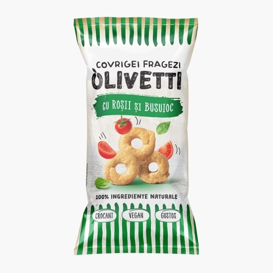 Covrigei fragezi cu roșii și busuioc, 100g