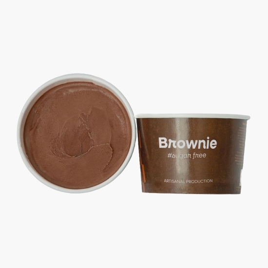 Înghețată artizanală cu aromă de brownie, fără zahăr, 140g