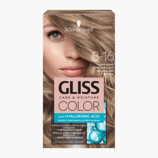 Vopsea de păr permanentă Color 8-16 blond cenușiu natur 142.5ml