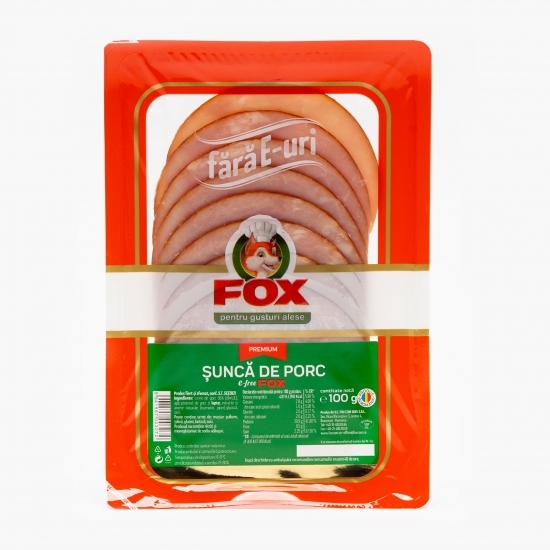 Șuncă de porc feliată 100g 