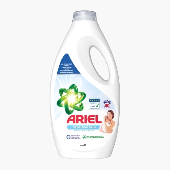 Detergent de rufe lichid Sensitive Skin, 40 spălări, 2l