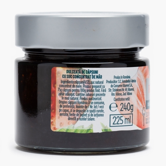 Dulceață de căpșuni fără zahăr adăugat 240g
