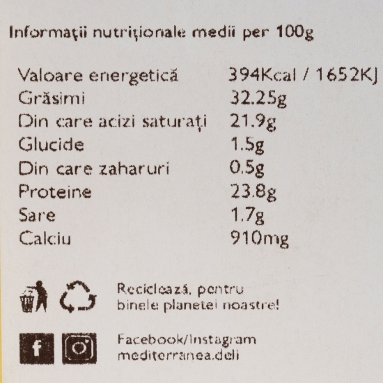 Brânză Graviera maturată 6 luni, 200g