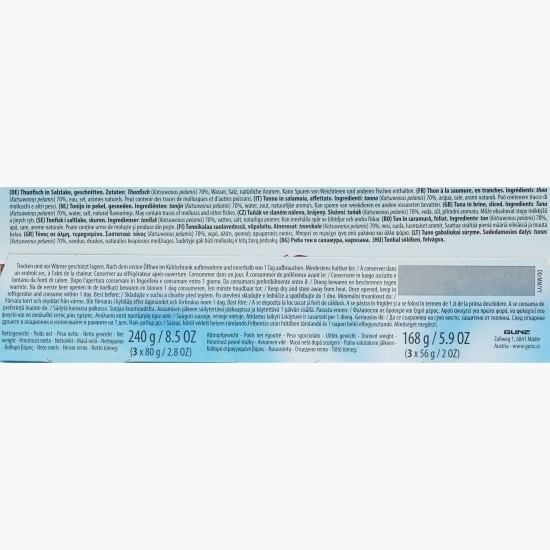 Ton în saramură 240g (3x80g)