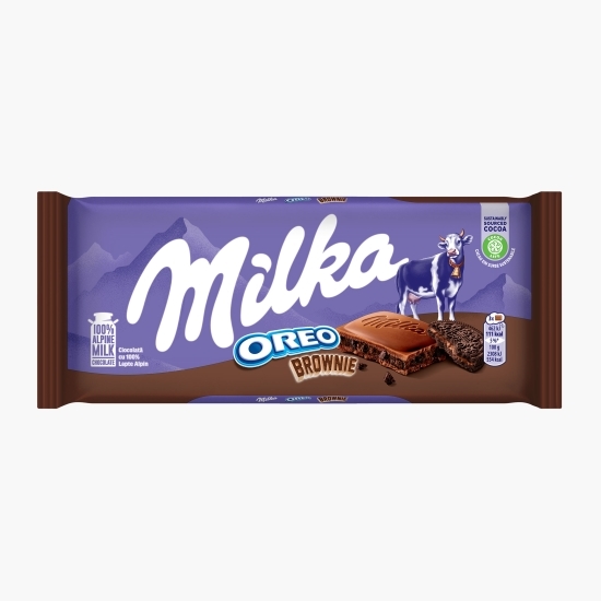 Ciocolată cu biscuiți cu cacao Oreo Brownie, 100g