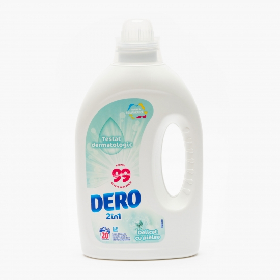 Detergent de rufe lichid 2în1 Sensitive 20 spălări, 1l