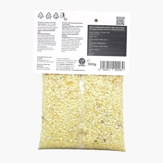 Risotto cu crăițe și lămâie 300g