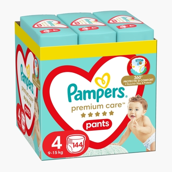 Scutece-chiloțel Premium Care Pants XXL, mărimea 4, 9-15kg, 114 buc