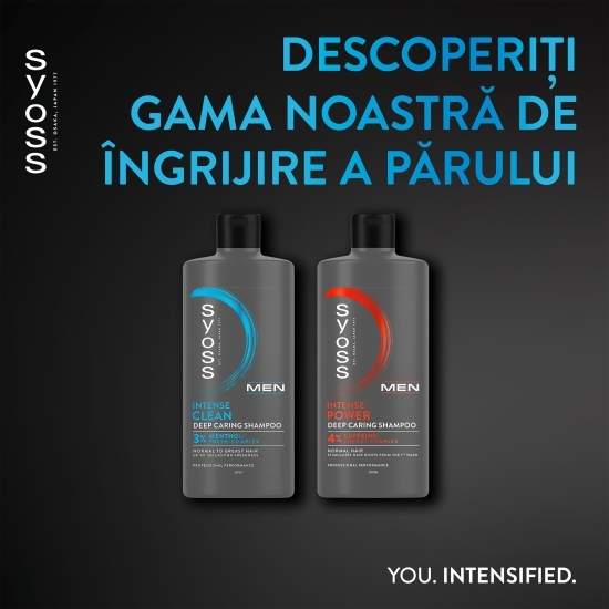 Șampon Intense Clean&Cool pentru păr normal spre gras 440ml