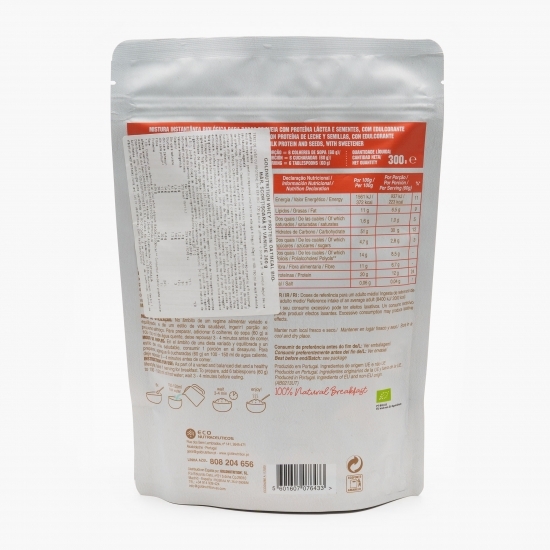Whey Protein Oatmeal eco cu aromă de măr, scorțișoară și vanilie 300g